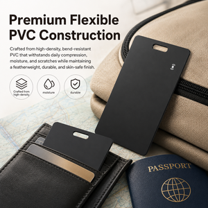 Traceur GPS intelligent pour appareils Apple Find My et Google Find My Device, certifié MFi, double système, format portefeuille fin, localisateur GPS - Product Image 3