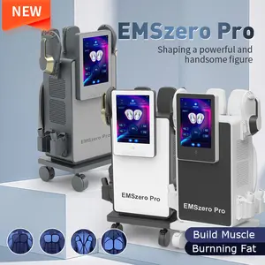 NEW 4 Handles RF Ems Slimming Machine Emszero 13 Tesla Muscle Stimulator Ems With Rf