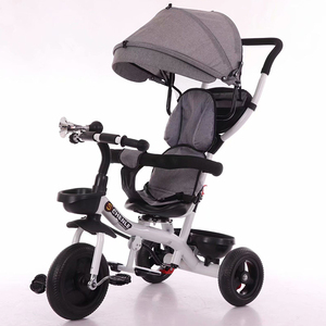 Tricycle pour bébé 4 en <span class=keywords><strong>1</strong></span> en gros de Chine / Prix d'usine Tricycle à trois roues pour enfants européens - Product Image 1