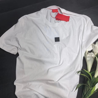 Camiseta de Marca al por Mayor 2026, Camiseta de Hombre con Pedrería, Camiseta de Algodón Bordada Personalizada, de Alta Calidad, Resistente al Agua