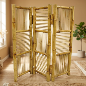 Paravent pliant en bambou haut de gamme, séparateur d'espace, origine Vietnam, modèle SR-BAMBOO.CRAFT 4 pour la décoration intérieure - Product Image 3