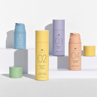 Bouteilles d'emballage de lotion écologiques en PP+PE avec pompe sans air 50ml/100ml/150ml/capacités personnalisées Contenants cosmétiques de luxe pour soins de la peau