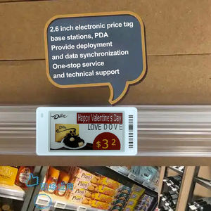 <span class=keywords><strong>2</strong></span>,13 дюймов Esl E Ink дисплей цифровые ценники для продуктового магазина Epaper дисплей Nfc электронная полочная этикетка с облачной системой Eas - Product Image 1