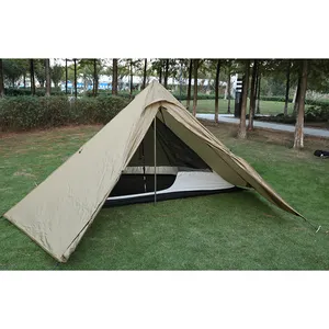 KingGear גבוהה באיכות Tipi אוהל חיצוני קמפינג תנור Ultralight אוהלי תרמילאים פירמידת אוהל