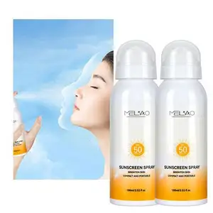UV Sunscreen Spray Spf 30 & 50 With Mattify Effect Tinted Wholesale Spray Facial Cream Zinc Oxide Mineral Sunscreen Spray