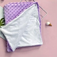 Sublimationsrohlinge 76x102cm Decke 100% Polyester Minky Dot Plüschdecken für personalisierte Geschenke