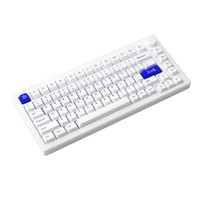 Clavier mécanique sans fil Akko MOD 007B PC bleu sur blanc, profil Cherry, disposition américaine, Teclado Clavier