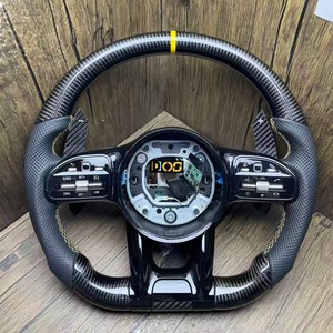 Volant de direction compatible avec le véhicule d'origine pour Mercedes Benz W204 W205 W213 W219 W222 A45 E63 X167 Gle Gls <span class=keywords><strong>Amg</strong></span> <span class=keywords><strong>Gt</strong></span> <span class=keywords><strong>C63</strong></span> E63 S63 G63 - Product Image 5