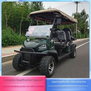 Nuevo coche turístico eléctrico, carrito de golf de cuatro ruedas, oficina de ventas de turismo escénico, propiedad de fábrica, coche de recepción de hotel - Product Image 4