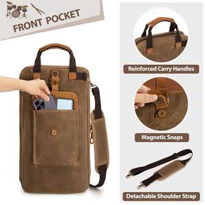 Bolsa de tambor de moda de alta calidad personalizada al por mayor nuevo estilo venta directa de fábrica muestra gratis bolsa de kit de batería bolsa de hardware - Product Image 3