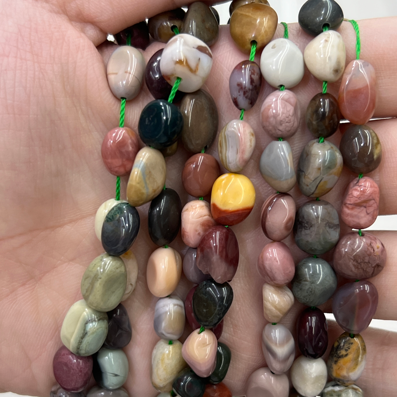 New Multi Faceted Natural Stone Loose