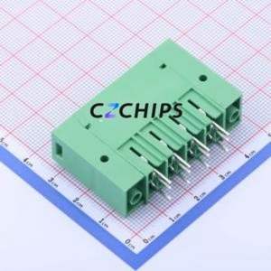 JL5EDGVHM-76204G01 Plug-in Terminal Block Through hole,P=7.62mm Board-to-Board / Socket - Closed Screw Fixing 1x4P 7.62mm - Product Image 2
