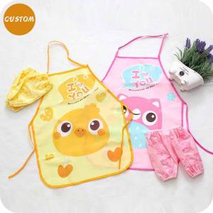 Ensemble de tabliers <span class=keywords><strong>pour</strong></span> enfants avec housse de manche Tabliers <span class=keywords><strong>pour</strong></span> garçons et filles <span class=keywords><strong>pour</strong></span> la cuisine, la cuisson, la <span class=keywords><strong>peinture</strong></span>, le jardinage <span class=keywords><strong>Tablier</strong></span> imperméable <span class=keywords><strong>pour</strong></span> enfants - Product Image 1