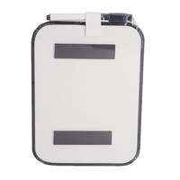 Tableau blanc magnétique portable 8x6 pouces avec cadre en plastique effaçable pour le dessin et l'enseignement des enfants