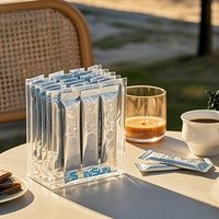 Sachet d'emballage biodégradable personnalisé pour poudre de café instantané et de thé au lait