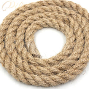 Beste Qualität Factory <span class=keywords><strong>Bulk</strong></span> 6/8/10/12/15/18mm 3plys Twisted Hanf Natur schnüre Hanfseil Verschiedene Dicke Dekorative Hanf seile - Product Image 4