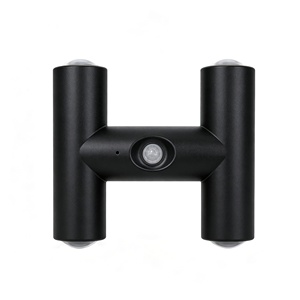 H-Shaped <b>LED</b> Night <b>Light</b> <b>Sensor</b> Control Multicolored Warm White Plastic Home Use - Product Image 1