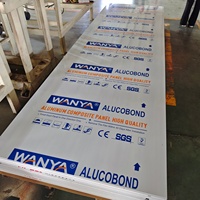Panneau composite en aluminium miroir argenté 3 mm 4 mm pour la décoration murale de la réception d'hôtel