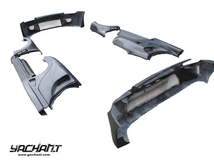 Kit de Carrocería Ancha Estilo S GT de <span class=keywords><strong>APR</strong></span> en Fibra de Vidrio para MR2 Spyder Roadster MR-S ZZW30 2000 a 2005 Incluye Parachoques Faldones Laterales y Bengalas de Guardabarros - Product Image 3