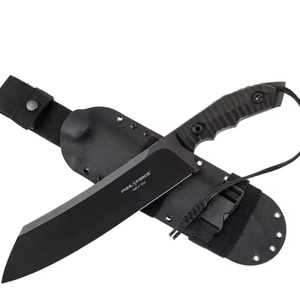 มีด Ram Bo MK11 แบบปรับแต่งได้ OEM มีดแทคติคอลคุณภาพสูง สแตนเลสสตีล D2 ใบมีดแบบ Fixed Blade ด้ามจับแบบ Sheepsfoot พร้อมปลอกมีด G10 EDC รุ่นลิมิเต็ด - Product Image 1