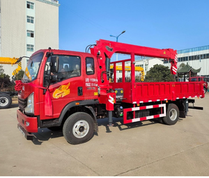 Grue montée sur camion Fengniao Blue 5 tonnes, flèche télescopique, moteur Weichai, boîte de vitesses, pompe hydraulique, hauteur de levage 25m - Product Image 2