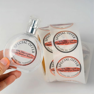 Thiết kế miễn phí trong suốt vàng dập sticker, tùy chỉnh nhãn nước hoa như nhãn hiệu riêng - Product Image 4
