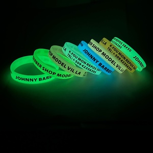 Bracelet en silicone personnalisé, lumineux dans <span class=keywords><strong>le</strong></span> noir, écologique, avec logo en relief, pour une utilisation promotionnelle en basketball - Product Image 3