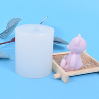 Neue Ideen Bär Silikon form Schokoladen formen Seife 3D Kuchen form Bär Silikon formen für Harz Jelly Candy Backen Eiswürfel formen