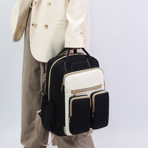 Multiple Pockets Mom <b>Backpacks</b> Large Capacity Baby Supplies Storage Bag for Outdoor Travel - Product Image 4