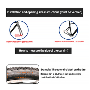 JN 48V 2000W 16 20 24 26 27.5 28 29 700cc phía sau bánh Xe Đạp Hỗ trợ chuyển đổi Kit hiển thị xe đạp leo núi Ebike chuyển đổi Kit - Product Image 4