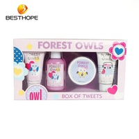 OEM Design chinois — ensemble de bain, joli, lavage du corps, douche gel, lotion de gommage, coffret cadeau pour enfants