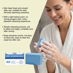 Body cleansing soap cleanses the skin moisturizes softens brightens moisturizes cleanses the skin cleanses and refreshes - Product Image 5