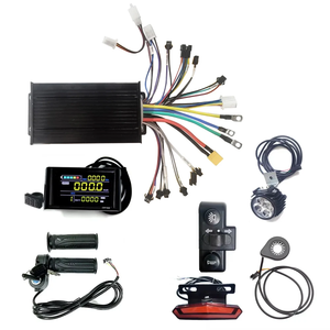 <span class=keywords><strong>Kit</strong></span> de Conversion <span class=keywords><strong>Moteur</strong></span> Électrique HH 48V 52V 60V 72V 40A 1500W pour Vélo Trottinette, avec Capteur Hall et Contrôleur - Product Image 1