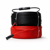 Câble solaire photovoltaïque Kunbao à conducteur en cuivre massif, isolé en PVC, pour usage industriel et bâtiment, indice de protection IP65, 600V/750V, multi-calibre (6-12 AWG)