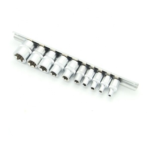 E4-E18 Female <strong>E</strong>-Torx Star <strong>Socket</strong> <strong>Set</strong> With Storage Rail - Product Image 5