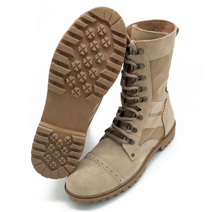 DSF22 717 Men Beige Suede Tactical <b>Boots</b> Non Slip Sole All Season Outdoor <b>Hiking</b> Walking China - Product Image 6