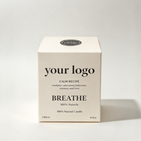 Boîte cadeau pour bougie imprimée en couleur, boîte d'emballage de luxe pour bougie aromatique avec logo personnalisé pour la fragrance d'intérieur