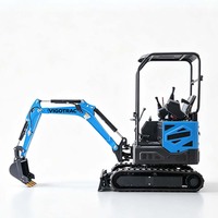 Mini-excavatrice avec moteur Kubota, 2 tonnes, rotation latérale, compacte, sur chenilles, pour jardin, ferme, construction, aménagement paysager, prix d'usine