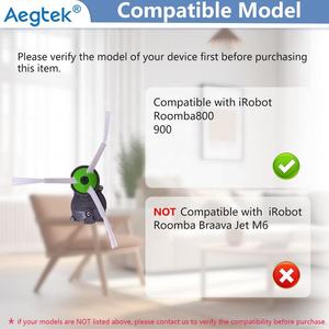 500/600/700/800/900 530 560 570 620 650 694 780 860 870 880 890 <span class=keywords><strong>960</strong></span> 980 Accessoires Module de brosse latérale pour aspirateur IRobot - Product Image 3