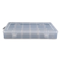 Boîte de rangement en plastique personnalisable transparente de haute qualité pour l'organisation de la maison