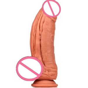 Outil de sexe pour adulte femme bâton de recrudescence gay silicone énorme simulation gode extra large doux épais long pénis femme grosse bite - Product Image 2