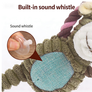 Jouets en peluche pour chiens avec <span class=keywords><strong>anneau</strong></span> de traction, animaux en peluche éléphant/ <span class=keywords><strong>Singe</strong></span>/ Lion, jouets de <span class=keywords><strong>dentition</strong></span> indestructibles pour chiens de grande race - Product Image 3