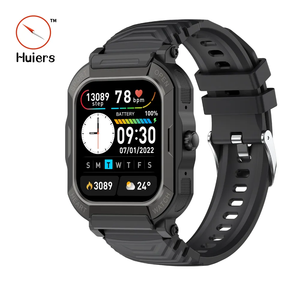 Reloj inteligente táctil de pantalla completa 1,91, rastreador de sueño compatible con monitoreo de frecuencia cardíaca en varios idiomas, reloj inteligente cuadrado de Gel de sílice TFT - Product Image 1