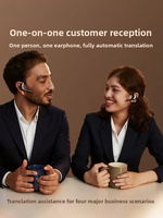 Casque de traduction Timekettle W4 Pro, interprétation simultanée, traduction en temps réel de conversations audio/vidéo, traduction intelligente