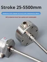 Sensor de Desplazamiento Lineal por Inducción Magnética Integrado en Cilindro Magnetostrictivo de Alta Precisión RB, Resistente a la Presión, 24V