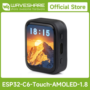Waveshare ESP32-C6 Pantalla Táctil AMOLED de 1.8 Pulgadas, Placa de Desarrollo con Resolución de 368*448, Compatible con Wi-Fi 6, BLE 5 y Zigbee K674 - Product Image 4