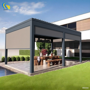 <span class=keywords><strong>Pergola</strong></span> rétractable en aluminium <span class=keywords><strong>bioclimatique</strong></span> électrique sur mesure <span class=keywords><strong>3x6</strong></span> pour balcon et décorations de jardin, écologique et imperméable - Product Image 5