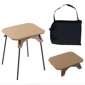 Table pliante en plastique pour le camping en plein air, table de pique-nique portable, table réglable en hauteur, petite table pour les voyages en voiture - Product Image 6