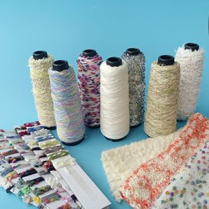 China High Quality Bead <strong>Yarn</strong> Shiny <strong>Sequin</strong> Fancy <strong>Yarn</strong> for Sweater - Product Image 3