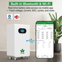 Batterie de stockage d'énergie domestique LiFePO4 51.2V 130Ah 6.6Kwh 300Ah 15Kwh 16S BMS 48V 30Kwh 48V 600Ah en stock UE